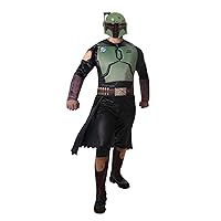 STAR WARS Deluxe Adult Boba Fett Costume, Mens Halloween Costume - Officially Licensed