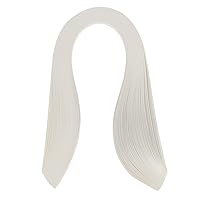 Paper, 600 Stripes DIY Quilling Paper, for Decoration Home Hand Craft School (Ivory White)