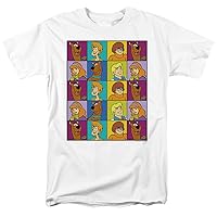 Popfunk Scooby Doo! Meddling Squares Unisex Adult T Shirt