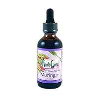 Herb Lore Moringa Liquid Tincture - 2 fl oz Alcohol Free - Moringa Leaf Extract Drops for More Breast Milk - Moringa Oleifera Lactation Supplement
