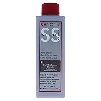 CHI Ionic Shine Shades Liquid Hair Color for Unisex, 91 Light Iridescent Blonde, 3 Ounce