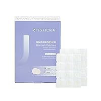 ZitSticka Invisible, Ultra-Sheer Hydrocolloid Patches | UNDERCOVER Blemish Patches to Help Calm Skin and Redness of Blemishes | Zit Patch and Pimple Stickers