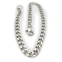 Men Silver Color Metal Wallet Chain Thick Links Biker Extra Long Strand Strong Heavy Duty 31