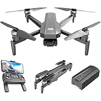 Beantech ING Speedbird I63E Drone with 4K UHD Camera with EIS, GPS, 3-Axis Gimbal, 25 mph and 25 min. Flight Time, Level 4 Wind Resistance, Gray