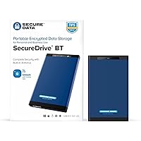 500GB SecureDrive BT FIPS 140-2 Solid State Drive with Bluetooth Auth