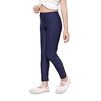 Teen Girls Athletic Active Dance Leggings for Kids Shiny Workout Tight Exercise Yoga Pants