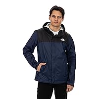 THE NORTH FACE Men’s Venture 2 Waterproof Hooded Rain Jacket (Standard and Big & Tall Size), Summit Navy, Large