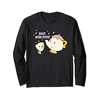 Disney Beauty and the Beast Mrs Potts and Chip Best Mom Ever Long Sleeve T-Shirt