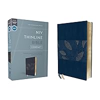 NIV, Thinline Bible, Compact, Leathersoft, Blue Floral, Red Letter, Comfort Print NIV, Thinline Bible, Compact, Leathersoft, Blue Floral, Red Letter, Comfort Print Imitation Leather