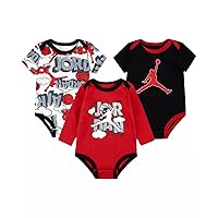 Jordan Baby Boys Jumpman Air Bodysuits 3 Pack Set