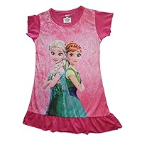 Disney Princess Frozen Elsa Anna Pajamas Dress for Girls Toddler Kids Children's Clothes for Party Casual