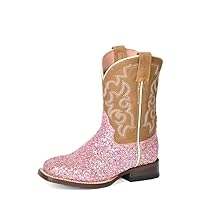 ROPER Western Boots Girls Glitter Queen Pink 09-018-7022-8625 PI