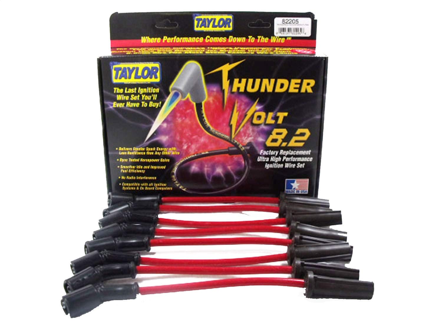 Mua Taylor Cable 82205 ThunderVolt 8.2 Spark Plug Wire Set, Red trên Amazon  Mỹ chính hãng 2023 Giaonhan247