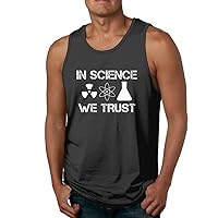 in Science We Trust in God We Trust Parody Men's Tank Top T-Shirt