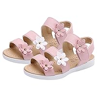 Toddler House Fuzzy Slippers Summer Kids Children Sandals Fashion Big Flower Girls Flat Pricness Girls Size 4 Flip Flops