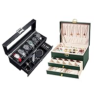 Watch Box + Jewelry Box