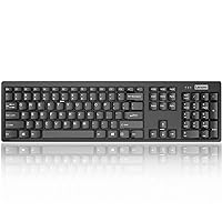 Lenovo – Wireless Compact Keyboard– 100 Cordless Keyboard for PC, Laptop with Windows – Cordless Connection – Silent Key Clicks, Black