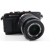 Olympus Pen Lite Micro SLR E-PL6 Digital Camera with 14-42mm Lens (Black)