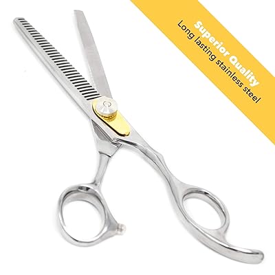 Professional Barber Scissor Hair Cutting Set - 6.5 - 1 Straight Edge