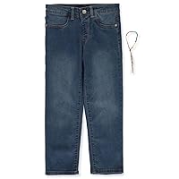 DKNY Girls' Rip Jeans with Accessory Band - Bleeker, 10
