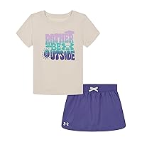 girls Outdoor Set, Coordinating Top & Bottom, Pants Or Shorts, Durable Stretch and ComfortableClothing Set
