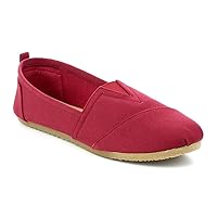 Women's Fashion Classic Sneakers Slip On Loafers Casual Sport Athletic Shoes Flats LE02