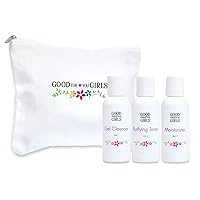 Good For You Girls Three-Step Skincare Kit for Girls, Preteens, Teens. Safe, Natural, Plant-Based ingredients. Vegan & Gluten-Free | 3 Piece, 2 oz ea.