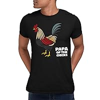 Papa of The Chicks Shirts, Funny Daddy tee, Rooster Shirt, Fathers Day Tshirts