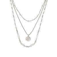 Kendra Scott Medallion Triple Strand Necklace, Fashion Jewelry for Women