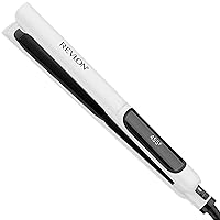 Crystal C + Ceramic Digital Hair Flat Iron | Long-Lasting Shine and Less Frizz, (1 in)