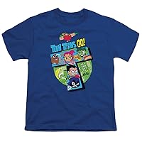 Teen Titans Go! Youth Kids Boys T Shirt & Stickers