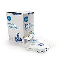 MedPride Hospital Grade Gauze Pad 12-ply (100/Box, 4 Inches X 4 Inches)...