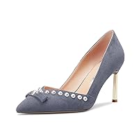 Castamere High Stiletto Heel Pointed Toe Pumps Slip-on Sexy Classic 3.3 Inches Heels