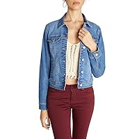 Denim Jakcets and Vests for Women | Cropped Sleeveless Jean Jackets for Ladies | Women's Lightweight Jacket
