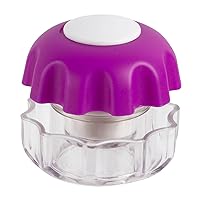 Crush Pill, Vitamins, Tablets Crusher and Grinder, Effortlessly Crushes Medications into Fine Powder, Features Storage Compartment, Durable, Easy-to-Use Design, Purple, Small, BPA Free