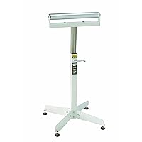 HSS-18 Super Duty Adjustable 28-Inch to 45 1/2-Inch Tall Pedestal Roller Stand with 16-Inch Ball Bearing Roller, 500 Lbs. Material support , White