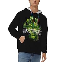 Hooded Men's Athletic Casual Long Sleeve Drawstring Pullover Sweatshirts