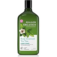 Avalon Organics Scalp Treatment Tea Tree Conditioner, 11 oz (Pack of 3)
