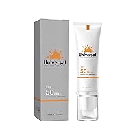 2 PCS Sunscreen Moisturizer SPF 50 Sun Essence Face Sunscreen, No Sticky Refreshing Non And Does Not Harm Residue for All Skin Type 50ml Travel Size