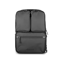Ryder Coated Polyester Laptop Backpack, Black