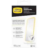OtterBox Samsung Galaxy S24 Screen Protector Polyarmor Premium - CLEAR, 60% Recycled Material, Vivid Clarity, True Touch Response, Easy Installation