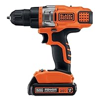BLACK+DECKER LDX220C 20V MAX 2-Speed Cordless Drill Driver (Includes Battery and Charger)