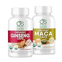 Maca + Ginseng Power Duo (2 Bottles with 60 Capsules Each)