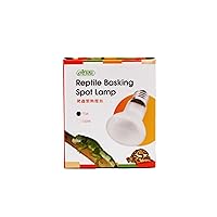 Reptile Basking Spot Lamp 75W, 110V, UVA Rays, Average Using Life Up to 3500 Hours with Unique Design