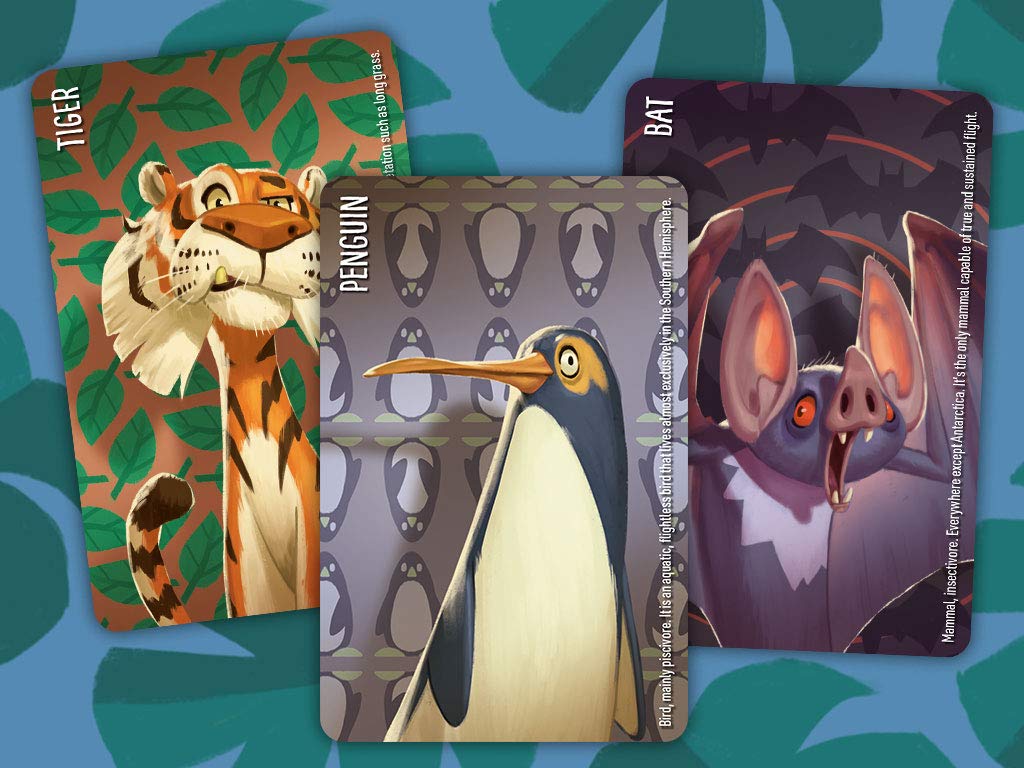 Horrible Guild Similo Wild Animals: A Fast-Playing Family Card Game - Guess the Secret Wild Animal Character, 1 Player is the Clue Giver & Others Must Guess the Character, 2-8 Players, Ages 8+, 20 m