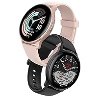 Smart Watch for Men Answer/Make Calls/Quick Text Reply/AI Voice, Smartwatch for Android Phones iPhone Samsung Compatible IP68 Fitness Tracker Heart Rate Blood Oxygen Sleep Monitor Circle