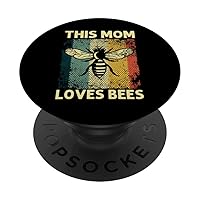 Cool Bee For Mom Mother Honey Bees Beekeeping PopSockets Standard PopGrip