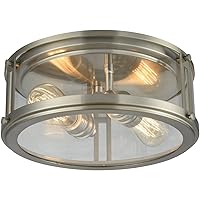 Elk Lighting 11860/2 Close-to-Ceiling-Light-fixtures, 5 x 13 x 13, Nickel