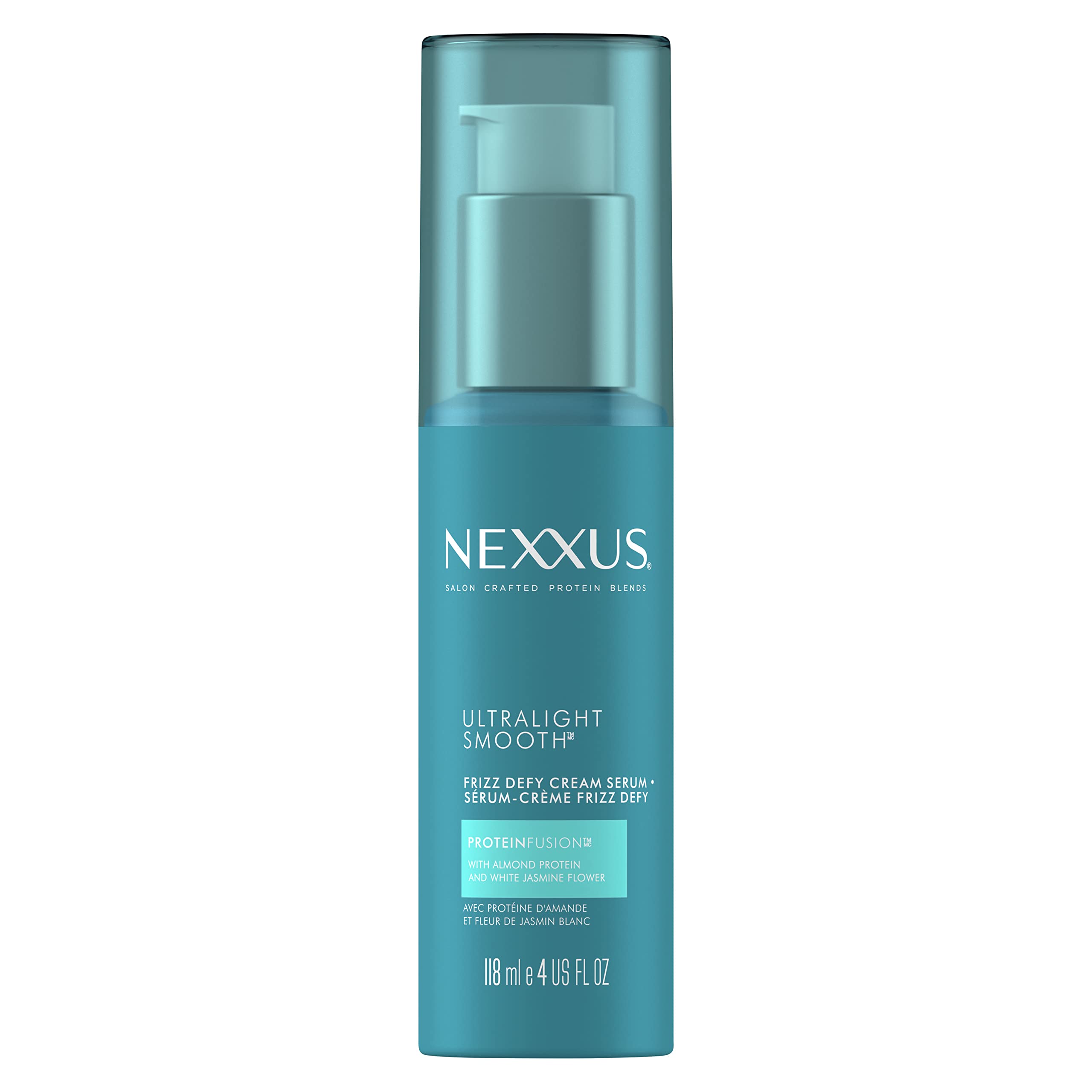 Nexxus Ultralight Smooth Hair Serum for Dry and Frizzy Hair Weightless Smooth Hair Treatment to Block Out Frizz Against Humidity 4 fl oz