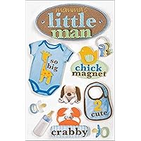 Paper House Productions STDM-0025E 3D Cardstock Stickers, Little Man (3-Pack)